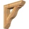 Ekena Millwork Funston Slat Rough Sawn Bracket w/ Offset Brace, Western Red Cedar, 8"W x 34"D x 34"H BKT0806X34X34FST06RWR - alternate 1